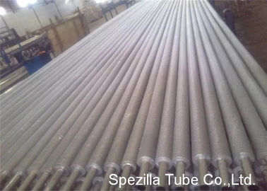 Copper / Aluminium heat exchanger tubing ,G Type Fin Tubes AL1100 ASTM A179 OD5/8''