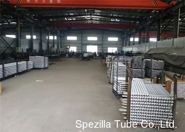 Copper / Aluminium heat exchanger tubing ,G Type Fin Tubes AL1100 ASTM A179 OD5/8''